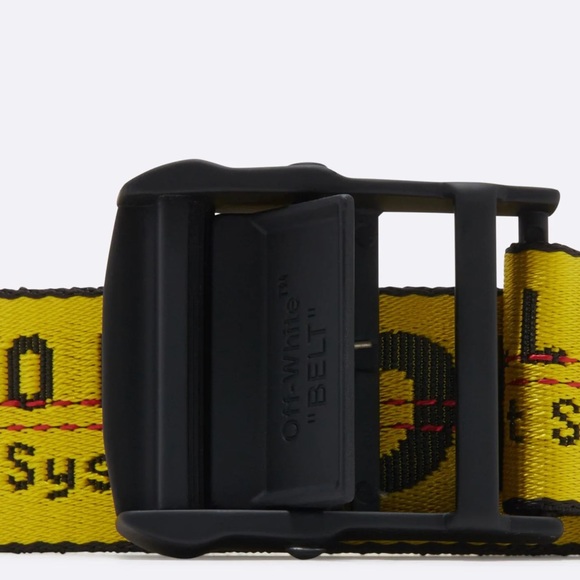 ⚠️Classic Industrial Belt
 "Off-White BELT" carved on buckle. 💯 authentic ! - Picture 5 of 7